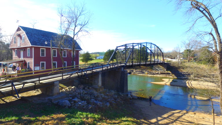 Aerial Photos of War Eagle Mill in Rogers Arkansas
