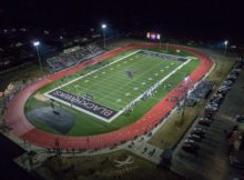 Aerial View of Pea Ridge High School Football