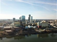 Aerial View of Downtown Little Rock