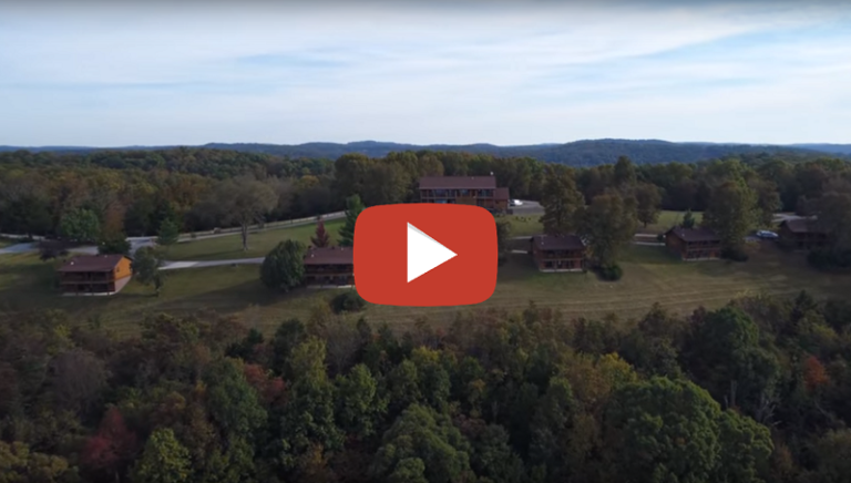 Aerial Tour of Lake Shore Cabins in Eureka Springs