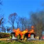 NW Arkansas Fire Depts Practice Structure Fire