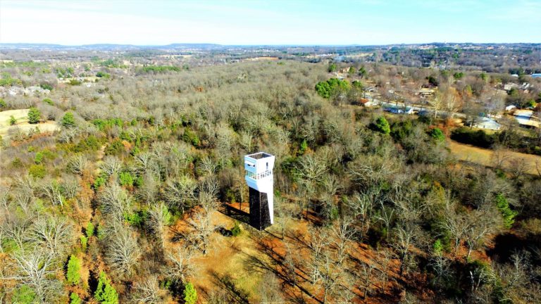 Flight Around Fayetteville’s Keenan Tower