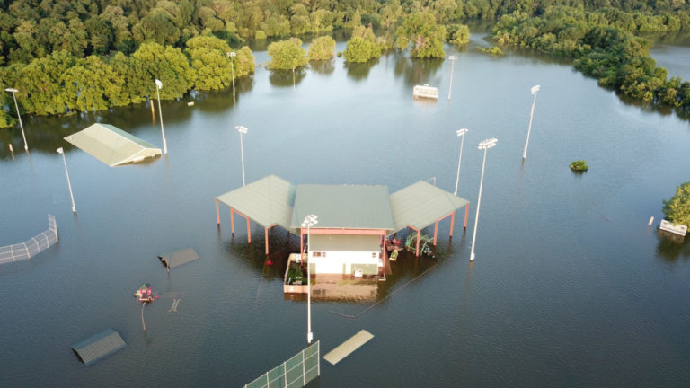 Flooding  Photos At Van Buren’s Field of Dreams