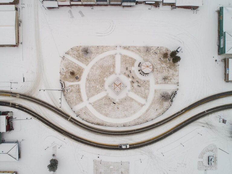Aerial View of Greenwood’s Downtown Square